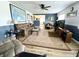 Spacious living room with an open layout, showcasing a comfortable sofa, area rug, and stylish decor at 223 E 53Rd St, Anderson, IN 46013