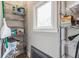 Pantry featuring ample metal shelving to organize household goods at 328 N Layman Ave, Indianapolis, IN 46219