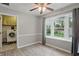 Laundry room with view of yard from bay window at 4044 Roamin Dr, Greenwood, IN 46142