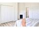 Charming bedroom featuring a closet, fireplace, and ensuite bathroom at 474 N Randolph St, Indianapolis, IN 46201