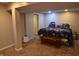 Cozy basement bedroom with soft carpet and ample natural light at 480 E Walnut St, Martinsville, IN 46151