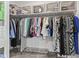 Organized walk-in closet with ample shelving and hanging space for storage at 5423 Maywood Dr, Whitestown, IN 46075