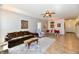 Inviting living room showcasing an open floor plan and a comfortable seating arrangement at 5809 Scotland St, Indianapolis, IN 46234