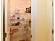 Walk-in pantry with wire shelving, offering ample storage space for food and household items at 5809 Scotland St, Indianapolis, IN 46234