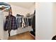 Walk-in closet providing ample storage space for clothes and other personal items at 5809 Scotland St, Indianapolis, IN 46234
