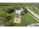 Community pool and playground surrounded by green grass and mature trees at 5925 Silas Moffitt Way, Carmel, IN 46033