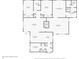 Detailed floor plan of the home showing layout, dimensions, and room names at 6440 Saint Joe Dr, Indianapolis, IN 46217