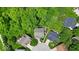 Aerial view of the home's location in a cul-de-sac neighborhood at 65 Palomino Ct, Zionsville, IN 46077