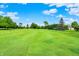 Large grassy green space dotted with trees and lush landscaping creating a serene environment at 676 La Placita St, Greenwood, IN 46143
