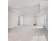 Spacious primary bedroom featuring plush carpeting at 6871 Seabiscuit Rd, Whitestown, IN 46075