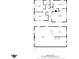 Detailed floor plan showcasing both the main and basement floors, with dimensions for each room at 70 Casco Dr, Avon, IN 46123