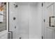 Bright, tiled shower with glass enclosure and bronze fixtures, offering a spa-like experience at 7126 Nile Ridge Ct, Indianapolis, IN 46236