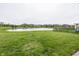 Large back yard with an amazing view of the community lake at 755 Canberra Blvd, Westfield, IN 46074