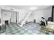Basement featuring stairs, recreational space, and utility area at 8277 N Lasalle Rd, Morgantown, IN 46160