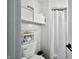 Cozy bathroom with crisp white walls and updated fixtures at 8277 N Lasalle Rd, Morgantown, IN 46160