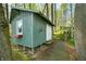 View of outbuilding with walkway and stairs at 8277 N Lasalle Rd, Morgantown, IN 46160