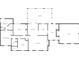 Detailed floorplan of the home layout, including the living room, kitchen, bedrooms, and garage at 9377 N 500 W, McCordsville, IN 46055