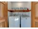 Practical laundry room featuring modern appliances and ample storage space at 9377 N 500 W, McCordsville, IN 46055