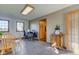 Multi-purpose room with dining area, a home office, and an outdoor view at 9377 N 500 W, McCordsville, IN 46055