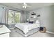Cozy bedroom with large window providing natural light and neutral color scheme at 11233 Rockingham Cir, Fishers, IN 46037