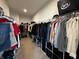 Spacious walk-in closet with plenty of hanging storage and organizational options at 1221 Malbec Cir, Westfield, IN 46074