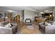 Spacious basement featuring multiple seating areas, a desk, and pool table for entertaining at 13 Ridgeline Dr, Brownsburg, IN 46112