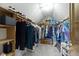 Walk-in closet with carpet and built-in shelves and clothes racks for optimal organization at 13 Ridgeline Dr, Brownsburg, IN 46112