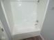 A well-lit shower features a white shower stall and new fixtures at 1314 Brookside S Dr, Columbus, IN 47201