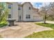 The house features a lush yard and a barbeque grill at 15329 Smithfield Dr, Westfield, IN 46074
