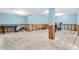 Unfinished basement with concrete floor and visible framework, featuring a column support at 15329 Smithfield Dr, Westfield, IN 46074