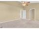 Large bedroom features neutral carpet and offers multiple doorways for easy access and flow at 15329 Smithfield Dr, Westfield, IN 46074