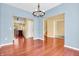 Dining room that opens up to the kitchen and other living spaces at 15329 Smithfield Dr, Westfield, IN 46074