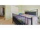 Bedroom featuring a metal frame bed, and neutral walls and carpet at 1666 Huntzinger Blvd, Pendleton, IN 46064