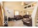 Bright and airy living room featuring plush seating, high ceilings, and abundant natural light at 2277 Grand Fir Dr, Greenwood, IN 46143
