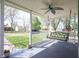 Charming front porch with a porch swing, perfect for relaxing and enjoying the neighborhood at 2305 Caldwell Pl, Columbus, IN 47201