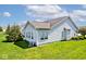 Home's exterior with green lawn and showing the air conditioning unit at 2342 Sheek Rd, Greenwood, IN 46143