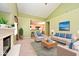 Spacious living room with modern decor and open concept layout at 2342 Sheek Rd, Greenwood, IN 46143