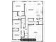 Detailed floor plan showcasing the layout of this home's bedrooms, bathrooms, kitchen, and living spaces at 2451 Holiday Creek Dr, Whitestown, IN 46075