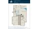 This home's floor plan features a kitchen, cafe, gathering room, flex room, and a 2 car garage at 2717 Penn Ave, Plainfield, IN 46168