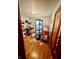 Bedroom with hardwood floors and a variety of storage units and items at 2871 N Talley Rd, Columbus, IN 47203