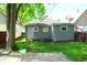 Quaint backyard with well-maintained lawn, ideal for outdoor relaxation and recreation at 321 Harlan St, Indianapolis, IN 46201
