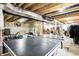 Spacious unfinished basement with exposed ductwork and ample room for recreation and storage at 3387 Keystone Pass, Plainfield, IN 46168