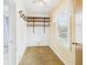 Small bedroom with built in shelves for storage at 411 Mccullen St, Chesterfield, IN 46017