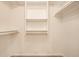 Walk-in closet with built-in shelving and ample storage space for organization at 4227 Short Ter, Carmel, IN 46033