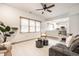 Inviting living room with natural light, modern decor, and comfortable seating makes an excellent space for relaxation at 4227 Short Ter, Carmel, IN 46033