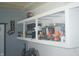 Ample garage storage ensures a clutter-free space for your vehicles and hobbies at 4518 W Meadows Ln, New Palestine, IN 46163