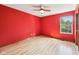 Bedroom features hardwood floors, and a window at 5 Statesman Ct, Brownsburg, IN 46112