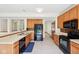 Spacious kitchen with stainless steel appliances and ample counter space at 5 Statesman Ct, Brownsburg, IN 46112