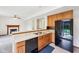 Kitchen with stainless steel appliances and easy access to living spaces at 5 Statesman Ct, Brownsburg, IN 46112