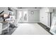 Finished basement area with a white rug and a desk workstation at 548 Lockerbie N Cir, Indianapolis, IN 46202